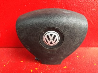 подушка безопасности водителя Volkswagen Golf 5 поколение 2007, 1K0880201CB
