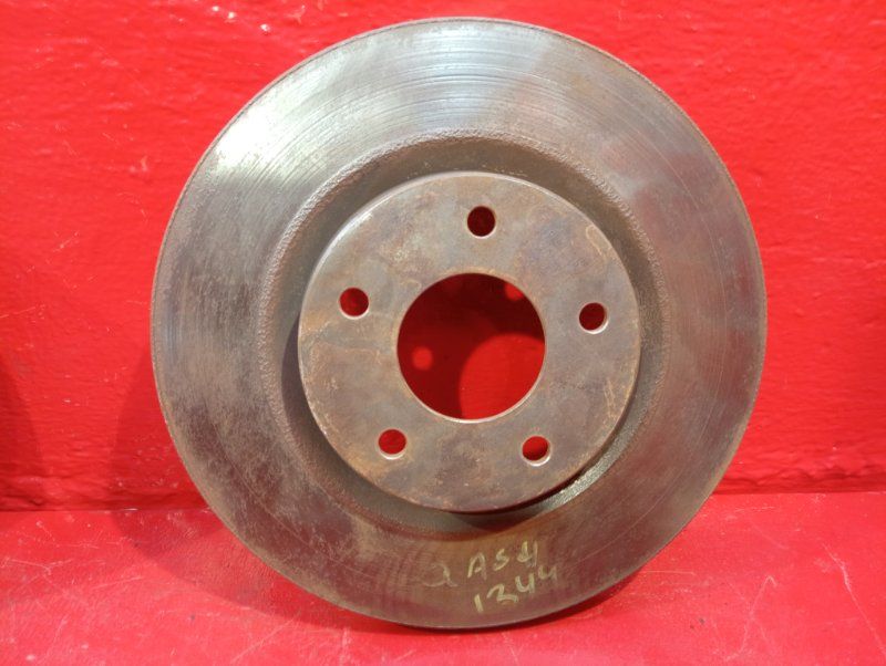 диск тормозной передний Nissan Qashqai 1 поколение J10 2008, 1.5 л., K9K, дизель, 40206JD00A - фото №1