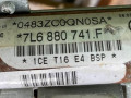 подушка безопасности боковая (шторка) Volkswagen Touareg 1 поколение 2005, 7L6880741F - фото №3