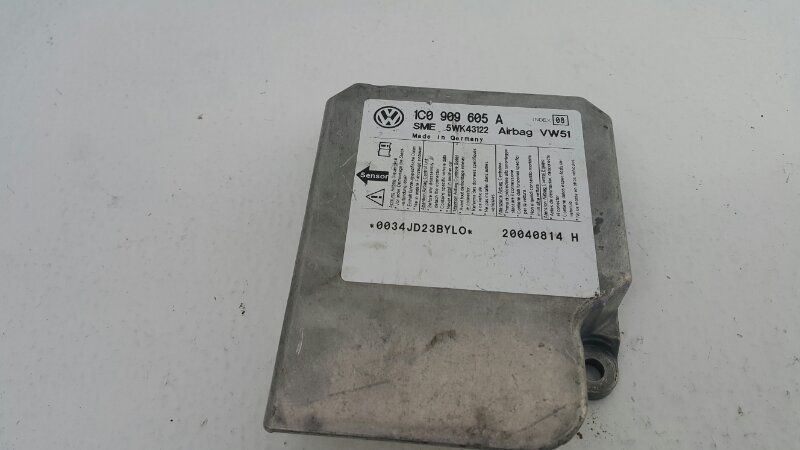 блок AirBag Volkswagen Transporter T5 2004, 2.5 л., AXD, дизель, 1C0909605A - фото №1