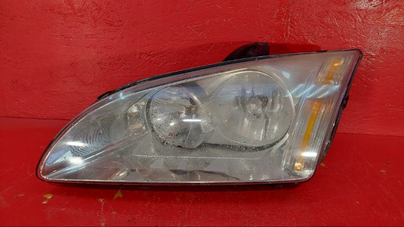 фара левая Ford Focus 2 поколение 2006, 4M5113W030BE - фото №1