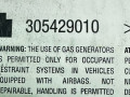 подушка безопасности пассажира Mercedes-Benz C-Класс W204/S204/C204 [рестайлинг] 2011, 2.2 л., 305429010 - фото №3