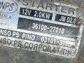 стартер Hyundai Tucson 1 поколение 2006, 2.0 л., 3610027010 - фото №4
