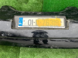 бампер задний Volkswagen 2000, черный, 1C0807421