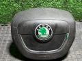 подушка безопасности водителя Skoda Octavia 2 поколение (A5) [рестайлинг] 2010, 1Z0880201AH - фото №3