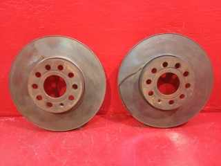 диск тормозной передний Volkswagen Touran 1 поколение 2005, 1.9 л., BKC, дизель, 5Q0615301F