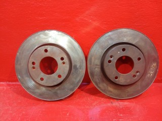 диск тормозной передний Hyundai Tucson 1 поколение 2006, 2.0 л., D4EA, дизель, TG517122C000