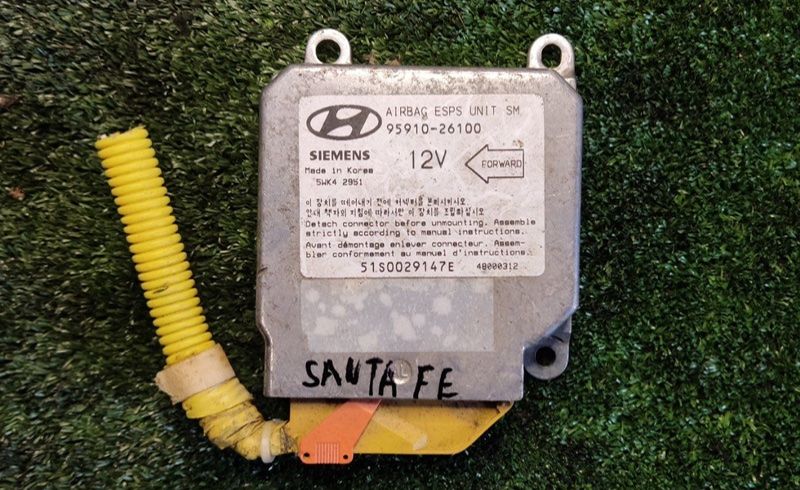 блок AirBag Hyundai Santa Fe 1 поколение (SM) 2003, 9591026100 - фото №1