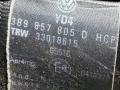 ремень безопасности Volkswagen Passat B5 [рестайлинг] 2003, 2.0 л., дизель, универсал, 3B9857805D - фото №6