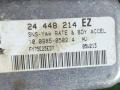 датчик ускорения Opel Astra H 2005, 1.6 л., бензин, МКПП, 24448214EZ - фото №5