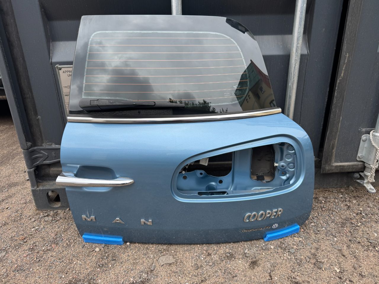 дверь задняя распашная правая Mini Clubman 2 поколение (F54) F54 2017, 1.5 л., бензин, МКПП, c2b, полный привод, 41007411614, 7411614 - фото №1