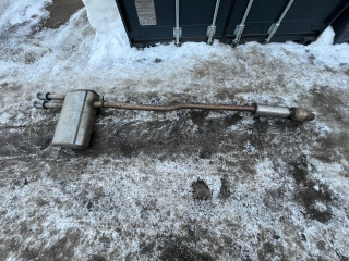 глушитель Mini Cooper S 3 поколение F55 2016, 2.0 л., B46 A20 A, бензин, АКПП, b49, хетчбэк 5 дв., передний привод, 18308615430, 8615430, 18308615434, 8615434