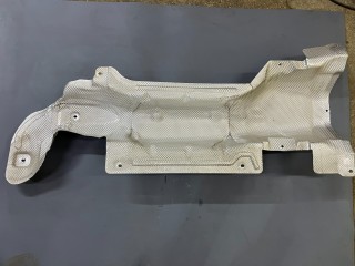 тепловой экран глушителя Mini Cooper 3 поколение F55 2016, 1.5 л., бензин, МКПП, 850, хетчбэк 5 дв., передний привод, 51487316345, 7316345