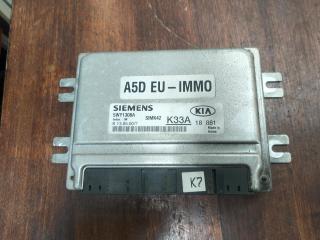 блок управления двигателем Kia Rio 1 поколение (1999 - 2002), 1.5 л., A5D, бензин, МКПП, универсал, 5WY1308A, SIMK42, K33A18881