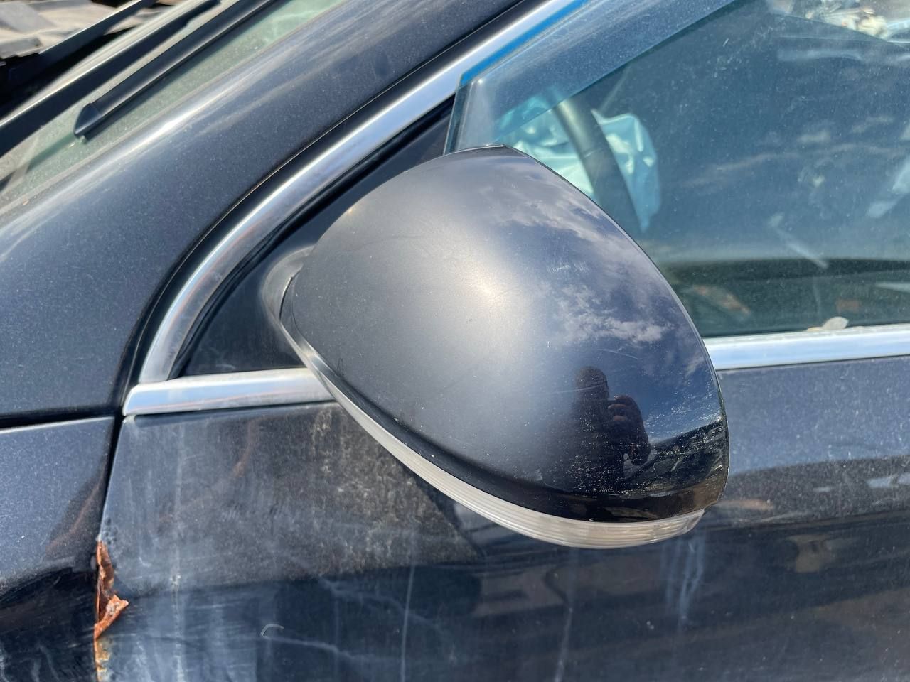 зеркало наружное левое Volkswagen Passat B6 2008, 1.8 л., BZB, бензин, МКПП, черный, седан, передний привод - фото №1