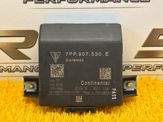 блок комфорта Porsche Cayenne 958 2011, 4.8 л., M 48.52, бензин, АКПП, r9a (sandweiss), внедорожник 5 дв., полный привод, правый руль, 7PP907530, 7PP907530E