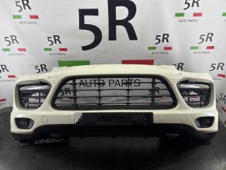бампер передний Porsche Cayenne 958 2011, 4.8 л., M 48.52, бензин, АКПП, r9a (sandweiss), внедорожник 5 дв., полный привод, правый руль