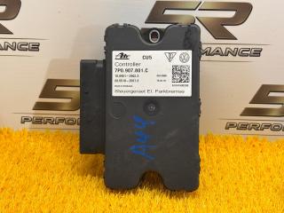 блок управления ручником Porsche Cayenne 958 2011, 4.8 л., M 48.52, бензин, АКПП, r9a (sandweiss), внедорожник 5 дв., полный привод, правый руль, 7P0907801, 7P0907801C