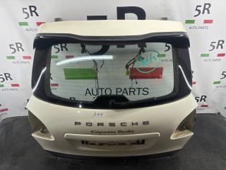 крышка багажника (дверь 3-5) Porsche Cayenne 958 2011, 4.8 л., M 48.52, бензин, АКПП, r9a (sandweiss), внедорожник 5 дв., полный привод, правый руль