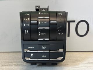 кнопка переключения режимов подвески Porsche Cayenne 958 2011, 4.8 л., M 48.52, бензин, АКПП, r9a (sandweiss), внедорожник 5 дв., полный привод, правый руль, 7P5927521, 7P5927521T