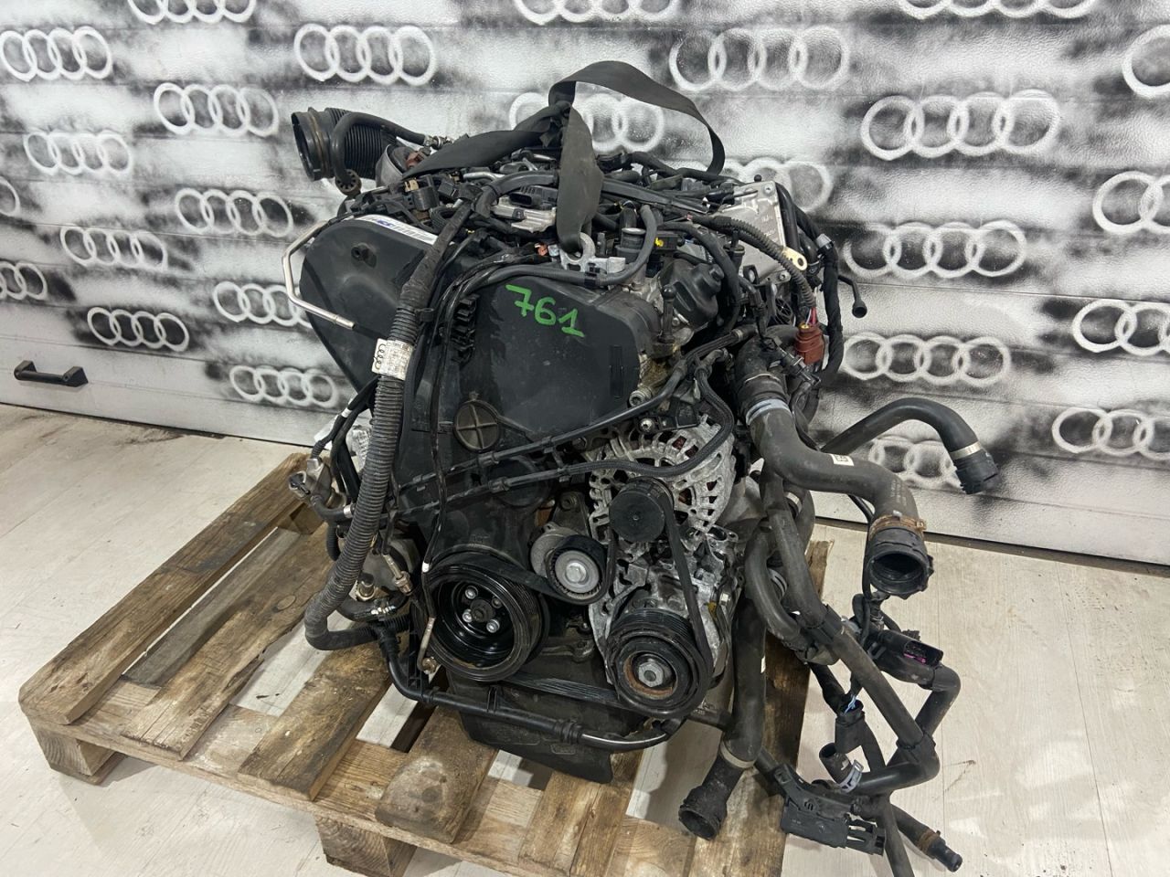 двигатель Audi Q5 FY 2019, 2.0 л., DETB, дизель, DET, DES, DEU - фото №1