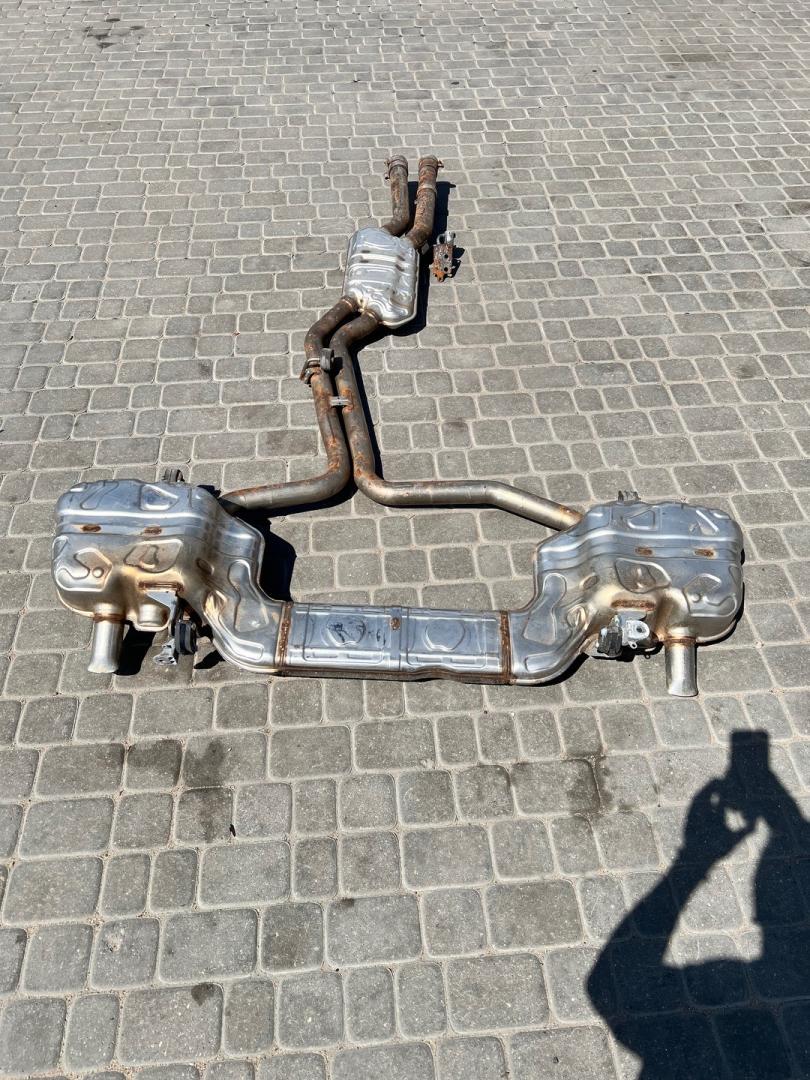 глушитель Audi A6 C8 4K5 2019, 3.0 л., бензин, АКПП, седан, 4K0257611J, 4K0253411F - фото №1