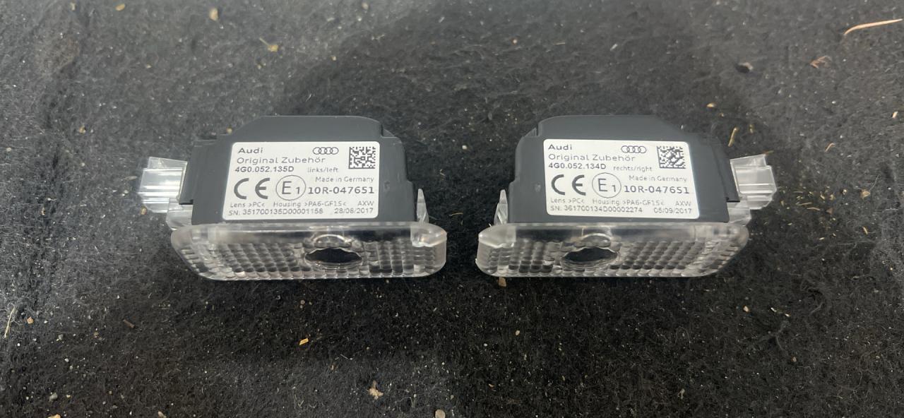 подсветка двери Audi A7 4K C8 2019, 4G0052134D, 4G0052135D - фото №1