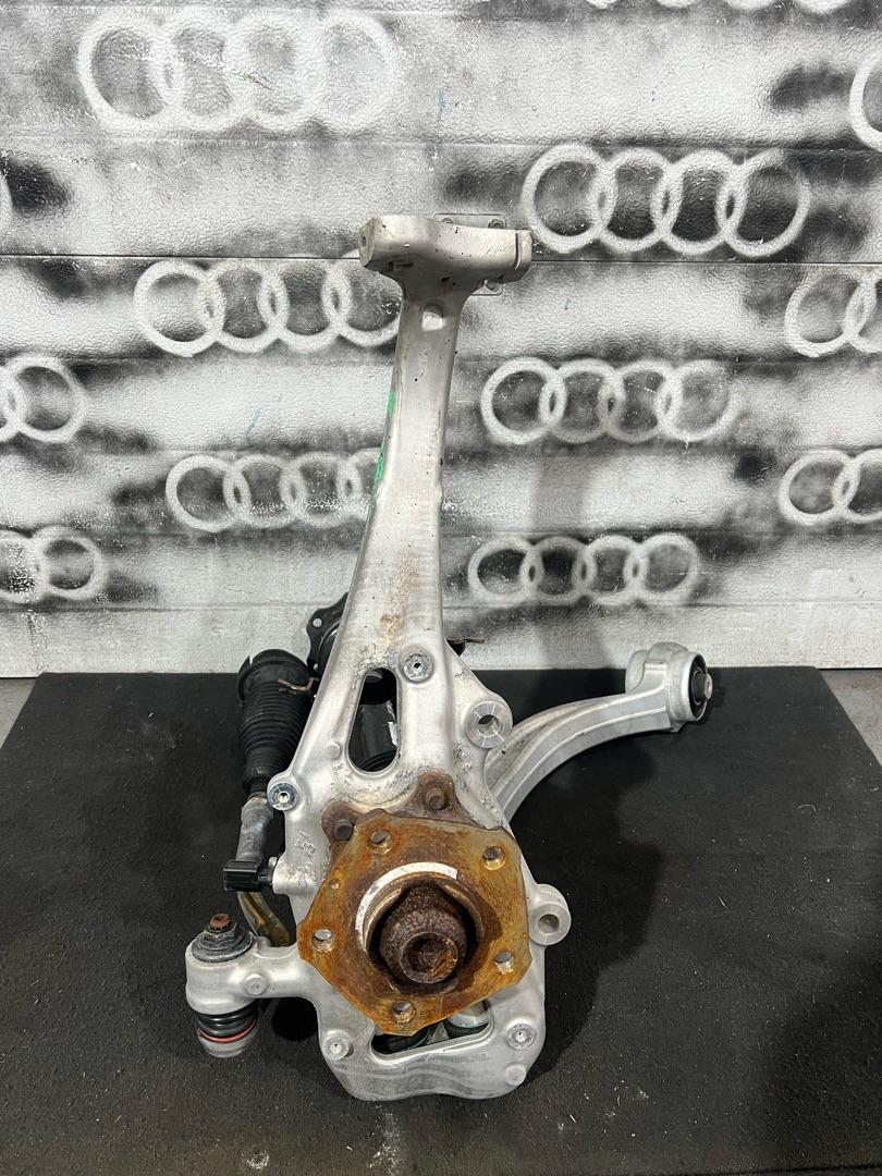 кулак поворотный левый Audi A7 4K C8 2019, 3.0 л., дизель, АКПП, лифтбэк, 4M0407155D, 4K0407241D, 4N0407271, 80A407695C - фото №1
