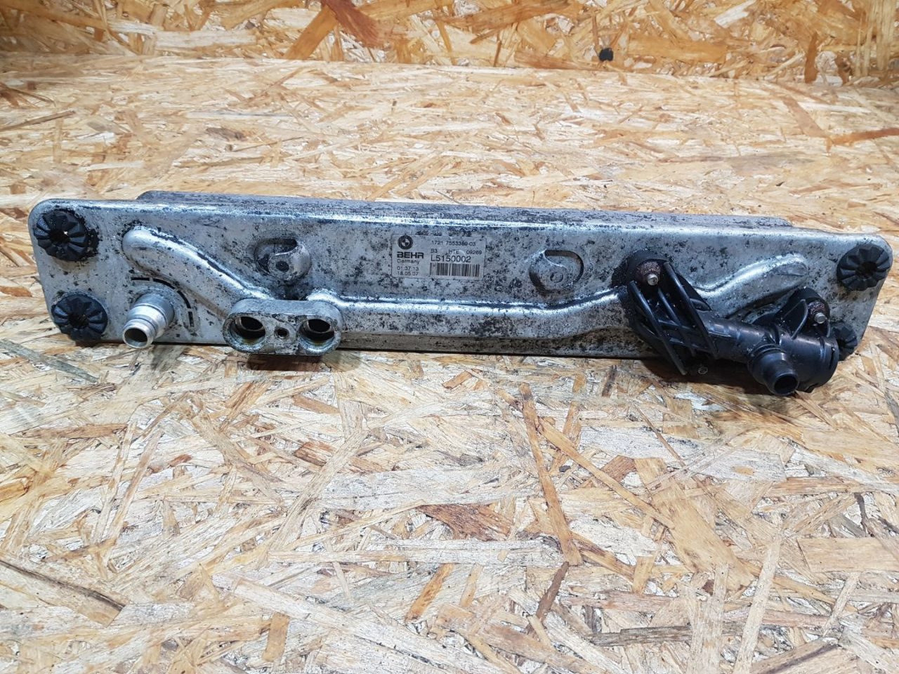 радиатор АКПП BMW X5 E70 2007, 3.0 л., дизель, АКПП, внедорожник 5 дв., полный привод, правый руль, 17217553389, 7553389, 17217647315, 7647315 - фото №1