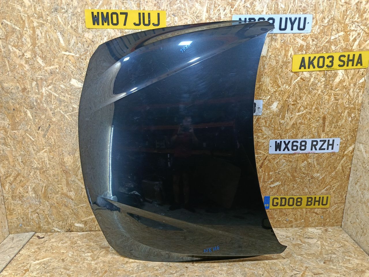 капот BMW 4 серия F32/F33 F33 2015, 2.0 л., бензин, МКПП, черный, кабриолет, задний привод, правый руль, 41007290944, 7290944 - фото №1