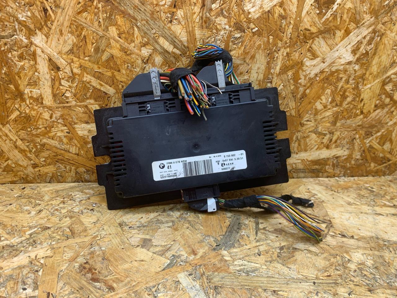 блок управления светом BMW X5 E70 2007, 3.0 л., дизель, АКПП, внедорожник 5 дв., полный привод, правый руль, 9153802, 61359153802 - фото №1