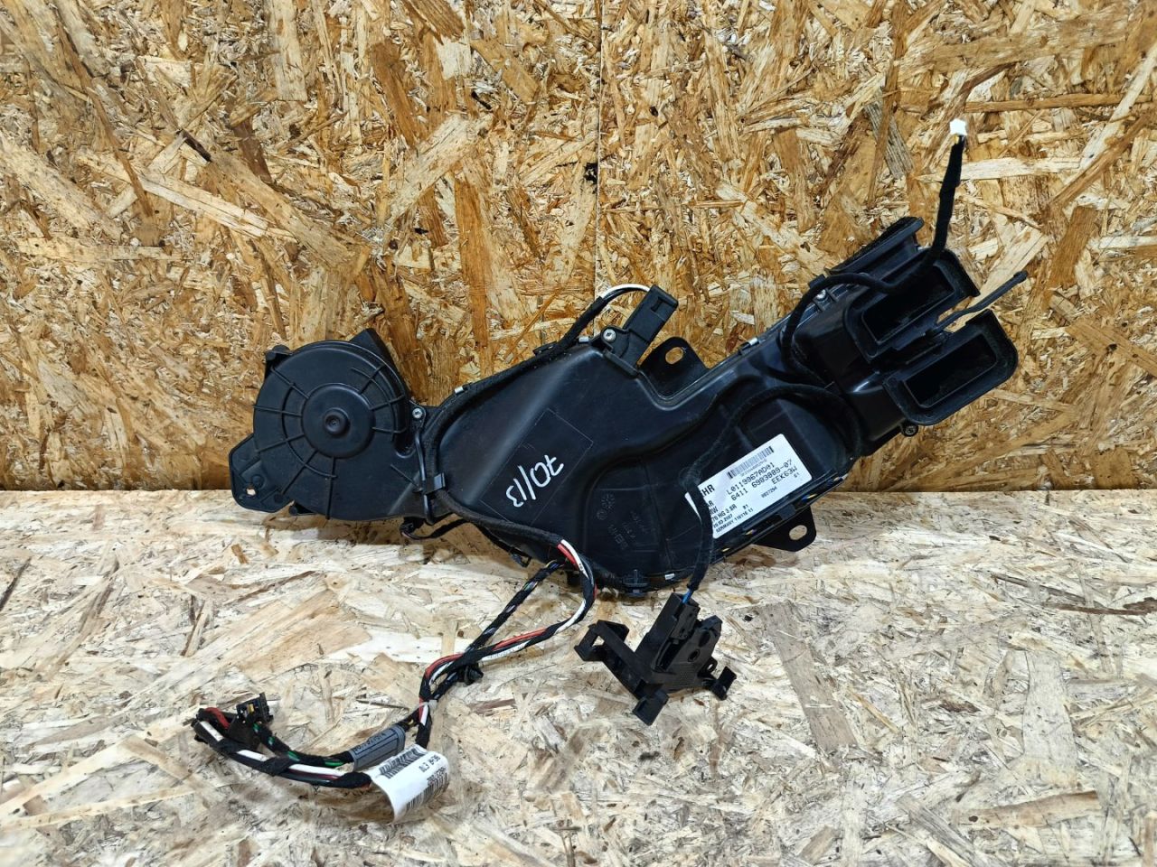 отопитель в сборе (печка) BMW X5 E70 2007, 4.8 л., бензин, АКПП, серебро, внедорожник 5 дв., полный привод, правый руль, 6983889, 64116983889 - фото №1