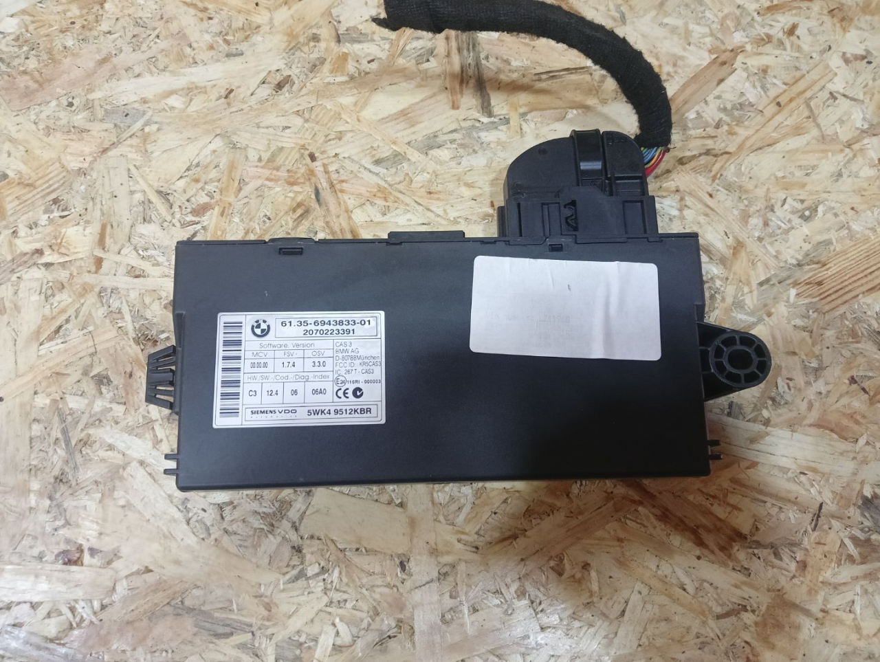 блок комфорта BMW X5 E70 2007, 3.0 л., D, M57 D30 (306D3), дизель, АКПП, черный, внедорожник 5 дв., полный привод, правый руль, 6943833, 61356943833, 61356943838, 6943838, 61356943825, 6943825 - фото №1