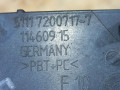 заглушка переднего бампера под крюк BMW 5 серия F07/F10/F11 F11 2011, 3.0 л., дизель, АКПП, черный, универсал, задний привод, 7200717, 51117246868, 7246868 - фото №4