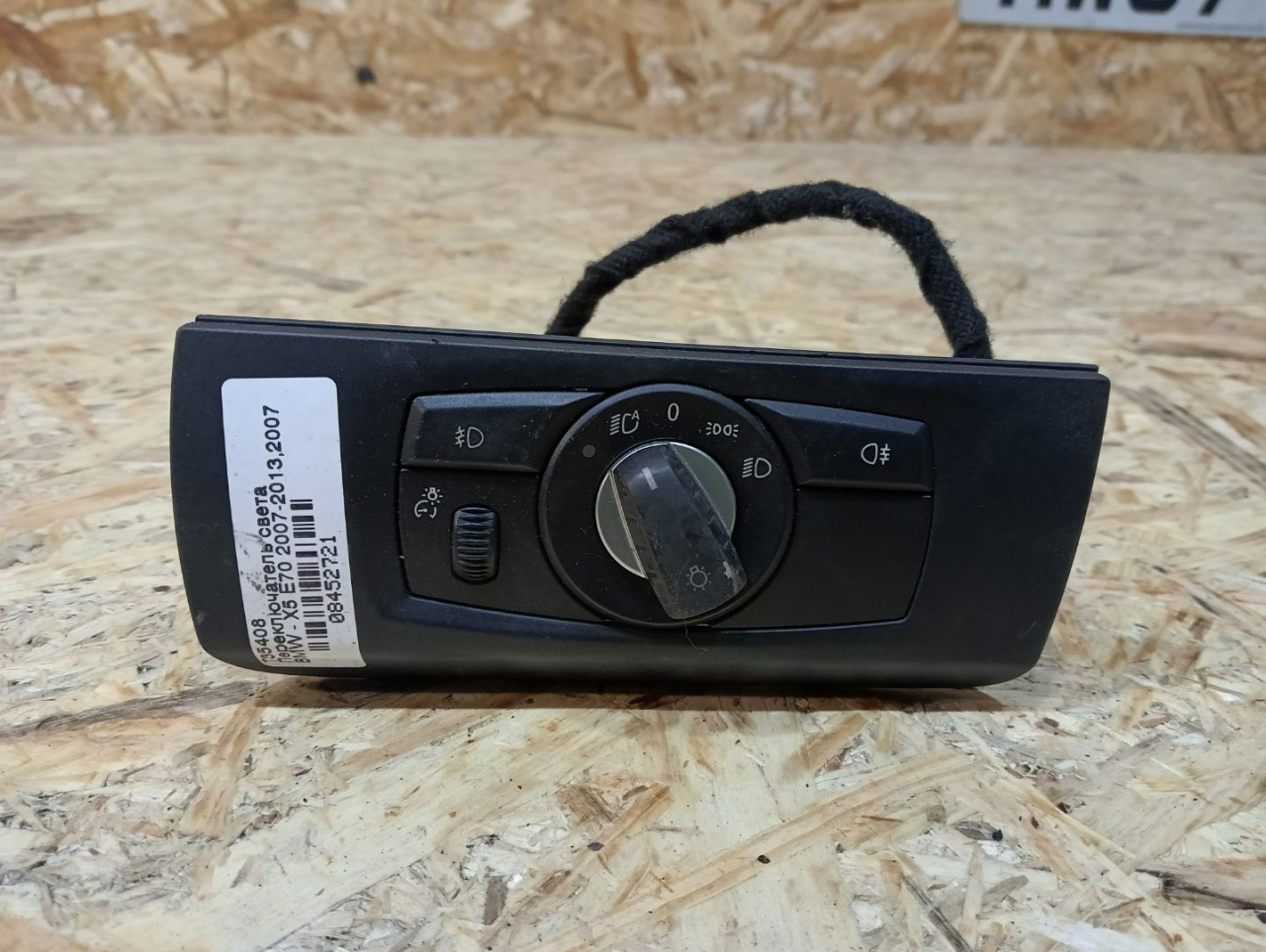 переключатель света BMW X5 E70 2007, 3.0 л., D, M57 D30 (306D3), дизель, АКПП, черный, внедорожник 5 дв., полный привод, правый руль, 9134726, 61319134726 - фото №1
