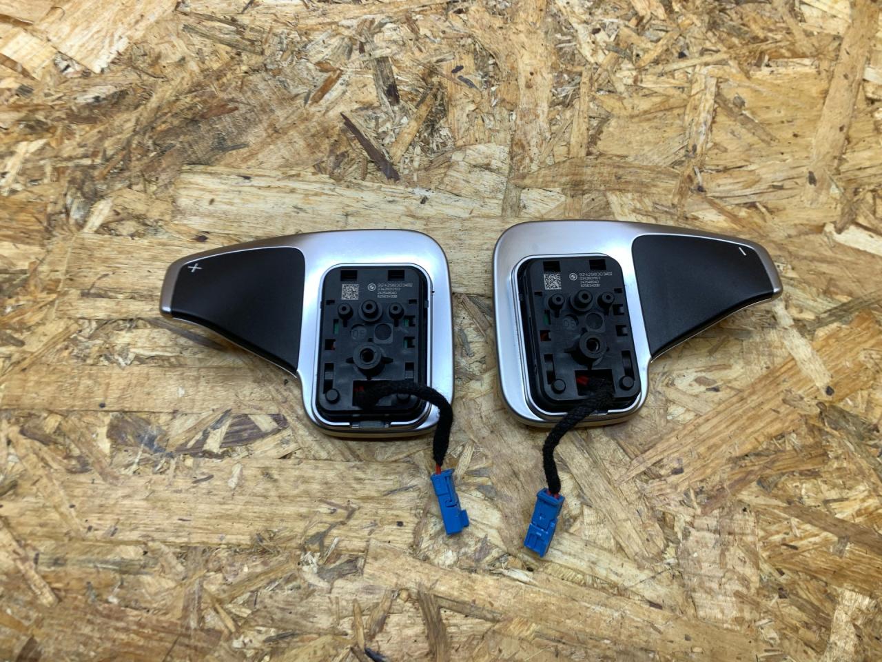 лепестки подрулевые переключения передач BMW X5 F15 2014, 2.0 л., дизель, АКПП, внедорожник 5 дв., полный привод, правый руль, 9242983, 61319242983, 6256340, 61319230226, 9230226, 61314238388, 4238388 - фото №1