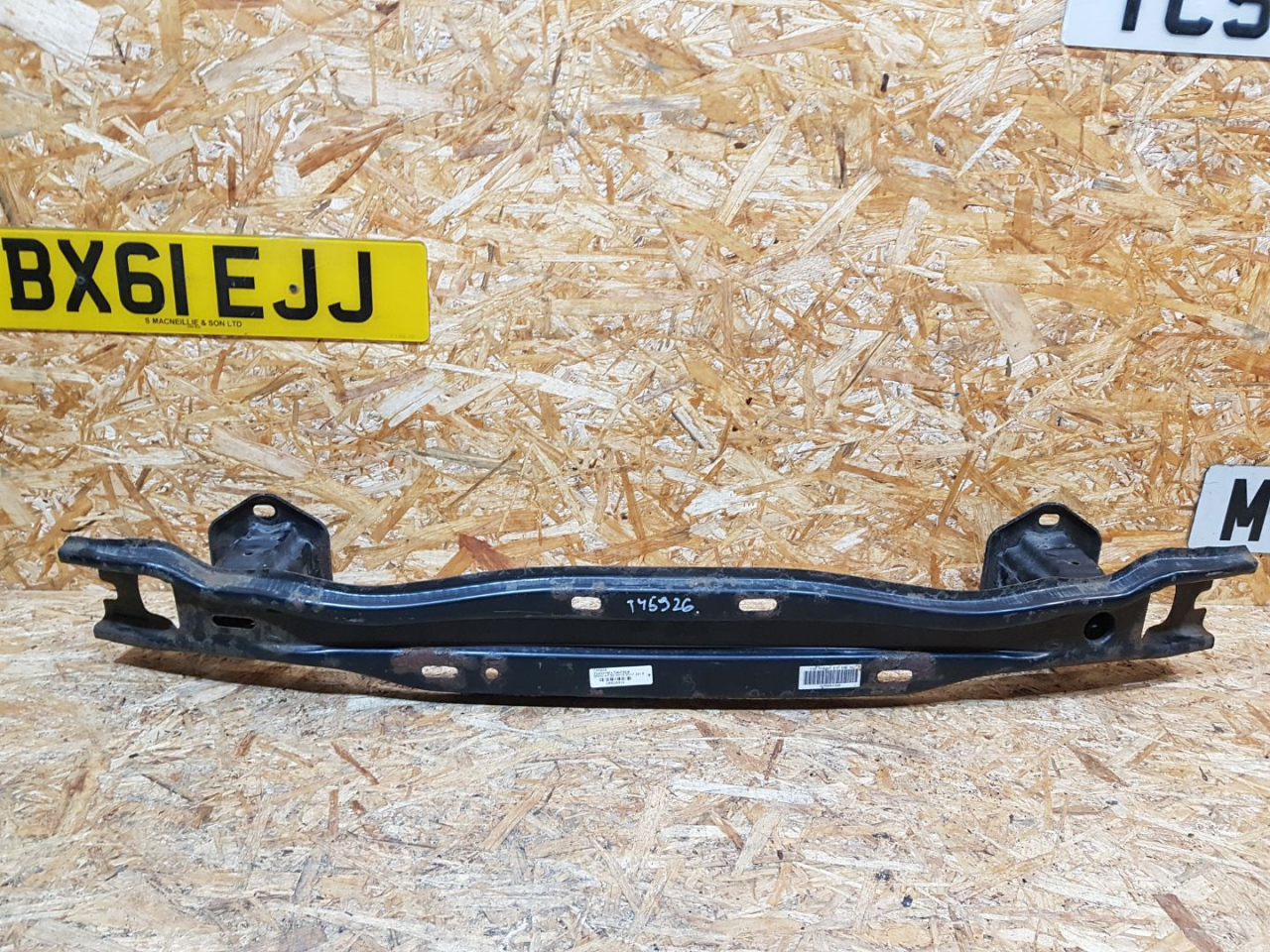 усилитель бампера заднего BMW 4 серия F32/F33 F32 2015, 3.5 л., дизель, АКПП, черный, купе, полный привод, правый руль, 7285542, 51127285542 - фото №1