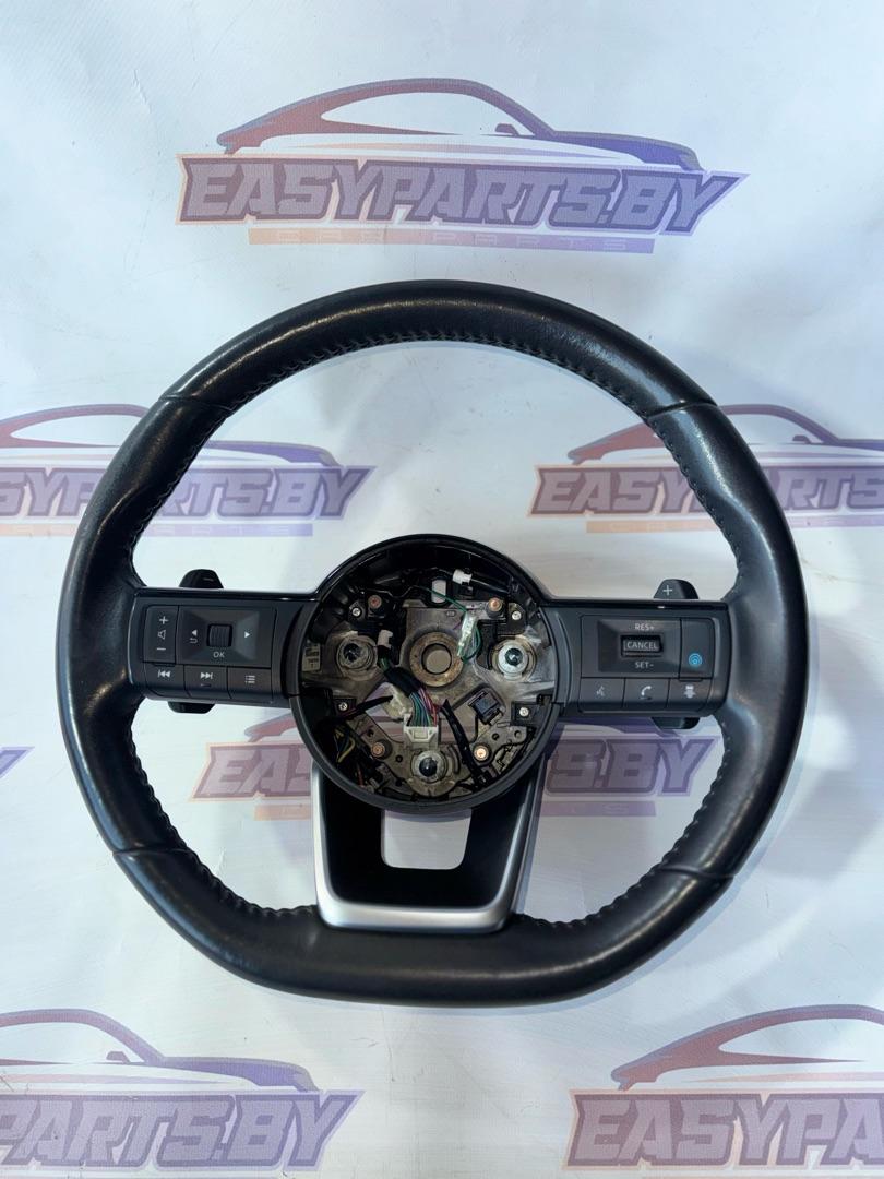 руль Nissan Rogue T33 2023, 1.5 л., бензин, вариатор, черный, внедорожник 5 дв., передний привод, 484306RL3A - фото №1