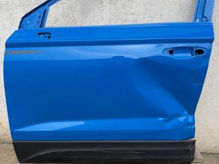 дверь передняя левая Volkswagen Taos 1 поколение 2022, 1.5 л., бензин, АКПП, синий, внедорожник 5 дв., полный привод
