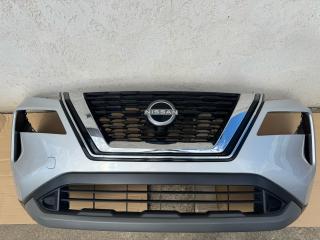 бампер передний Nissan Rogue T33 2023, 1.5 л., бензин, вариатор, серебристый, внедорожник 5 дв., полный привод