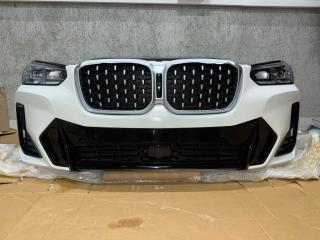 бампер передний BMW X4 G02 [рестайлинг] G02 2023, 2.0 л., B46 A20 B, бензин, АКПП, белый a300, внедорожник 5 дв., полный привод