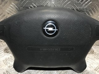 подушка безопасности водителя Opel Omega B 1998, 2.0 л., бензин, МКПП, седан, 90437660, 1555.99.01