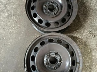 диск штампованный Volkswagen Golf 6 поколение 2011, бензин, 6JX16ET43, 5Q0601027CJ