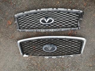 решетка радиатора Infiniti Q50 1 поколение [рестайлинг] 2019, 3.0 л., VR30DDTT, бензин, АКПП, (k23) silver "m", седан, задний привод