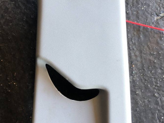 обшивка стойки центральной правой Chevrolet Equinox 3 поколение 2020, 1.5 л., бензин, АКПП, синий, внедорожник 5 дв., передний привод