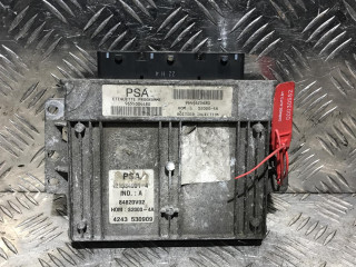 блок управления двигателем Peugeot 206 1 поколение [рестайлинг] 2004, 1.4 л., бензин, МКПП, хетчбэк 5 дв., 9655004480, 9644625680, S2000-4A