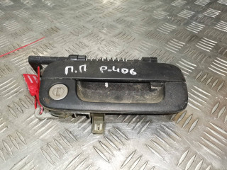 ручка наружная Peugeot 406 1 поколение 1997, 1.8 л., бензин, 5МКПП, серебро, седан, 96218585