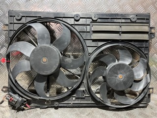 вентилятор радиатора Volkswagen Passat CC 1 поколение 2011, 2.0 л., дизель, 6МКПП, седан, 1K0121205AD, 1K0121207BC