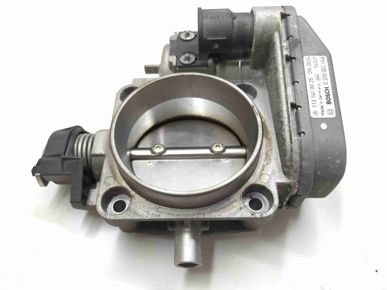 заслонка дроссельная Mercedes-Benz E-Класс W210/S210 1997, 3.2 л., i, бензин, АКПП, задний привод, A1121410025, 1121410025, 0205003046 - фото №1