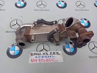 охладитель EGR / Радиатор EGR BMW X3 E83 [рестайлинг] 2009, 2.0 л., N47 D20 C, дизель, 7812147
